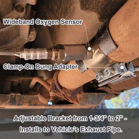 HEBRAR wideband sensor inserted with spacer showing protected sensor placement