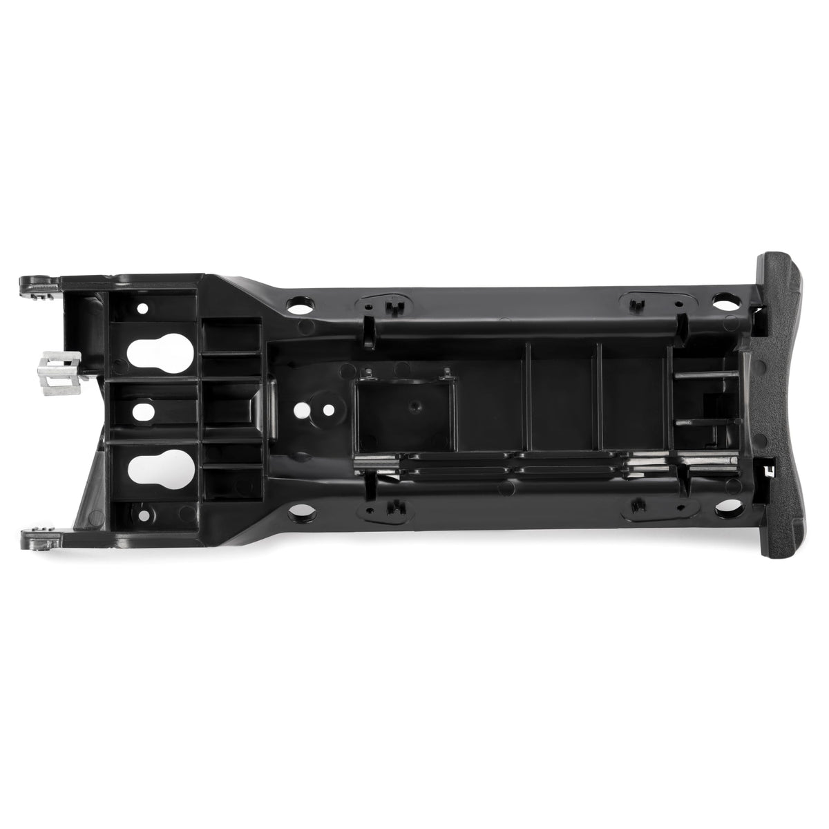 HECASA center console front view showing new armrest and improved support