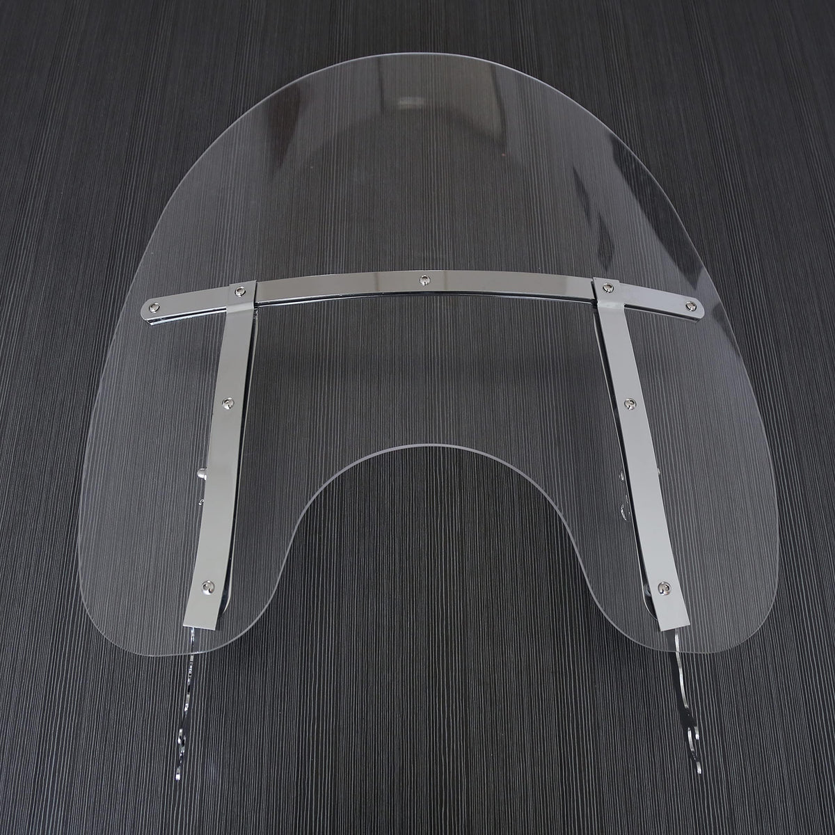 HECASA clear windscreen preserving visibility for safer riding