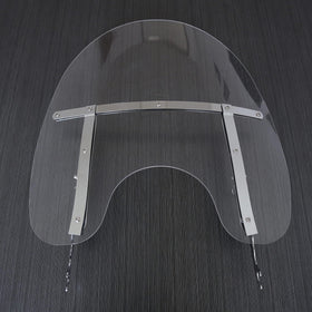 HECASA clear windscreen preserving visibility for safer riding