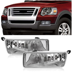 HECASA front assembly clear lens showing fit and bright beam benefit