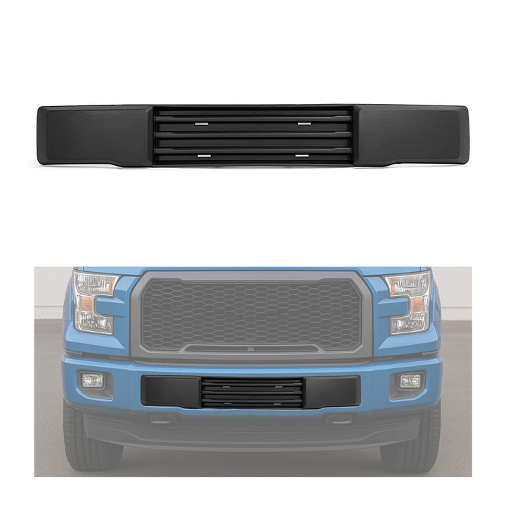 HECASA front bumper cover front view shows clean fit and restored appearance