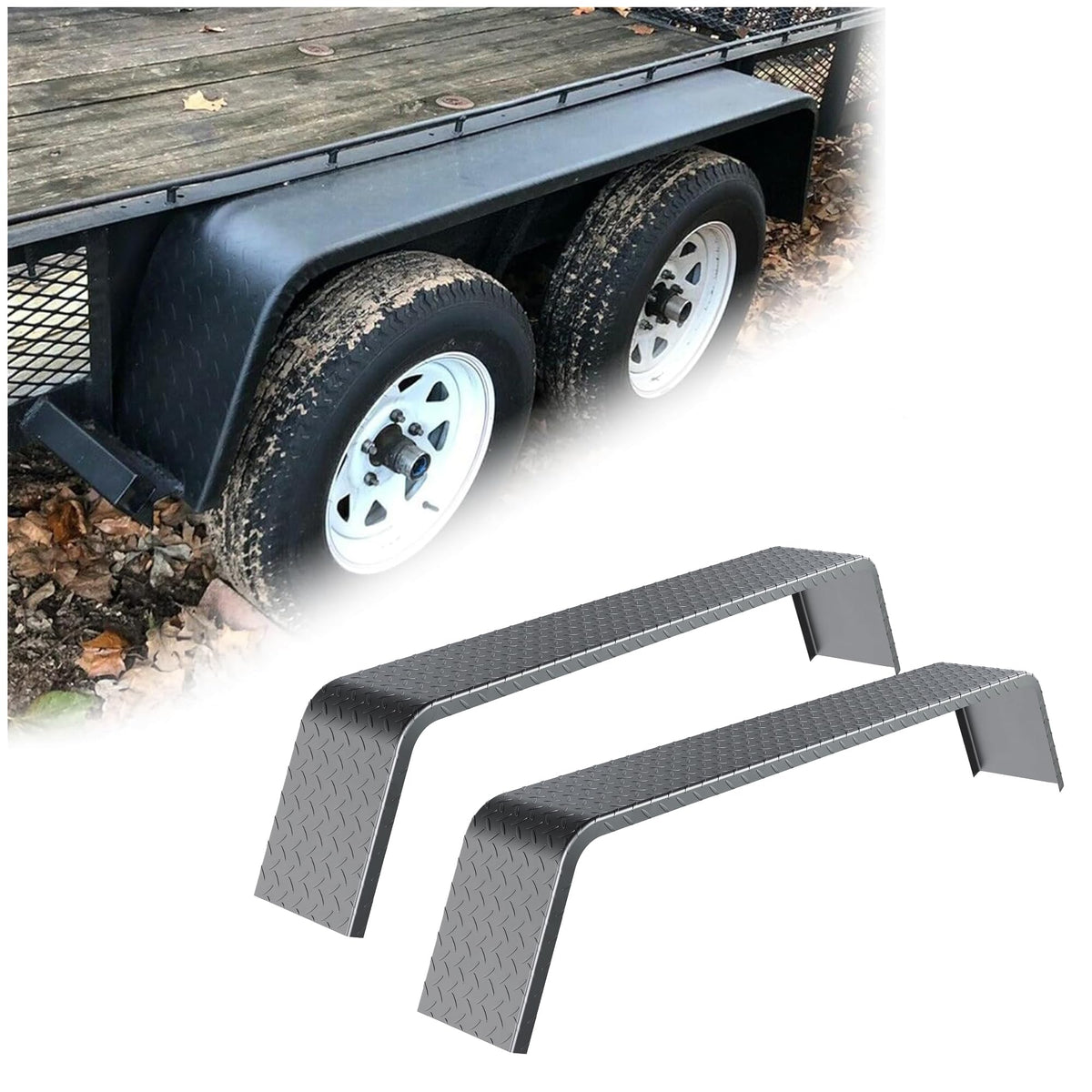 HECASA front packaged fender showing full coverage and durable protection