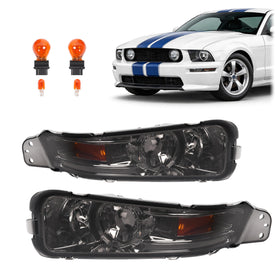 HECASA front packaging showing pair of Mustang turn signals and quick fit benefit