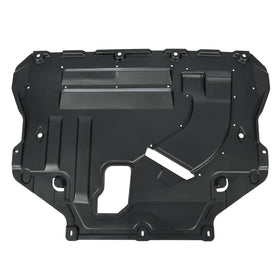 HECASA front view showing full splash shield protecting engine bay