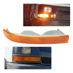 HECASA front view of corner parking light showing clean fit and easy replacement