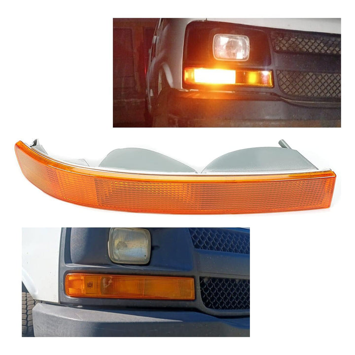 HECASA front view of corner parking light showing clean fit and easy replacement