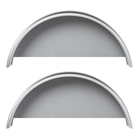 HECASA front view of fender pair showing coverage and protection