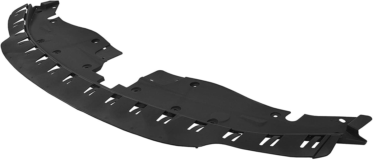 HECASA front view radiator support cover showing OEM fit and restored appearance