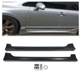 HECASA front view of side skirts showing sleek profile and improved aesthetics