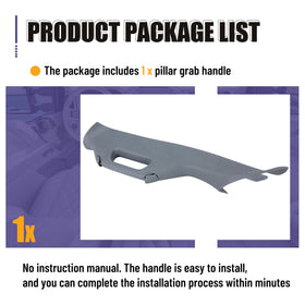 HECASA gray handle against truck interior showing cohesive look benefit