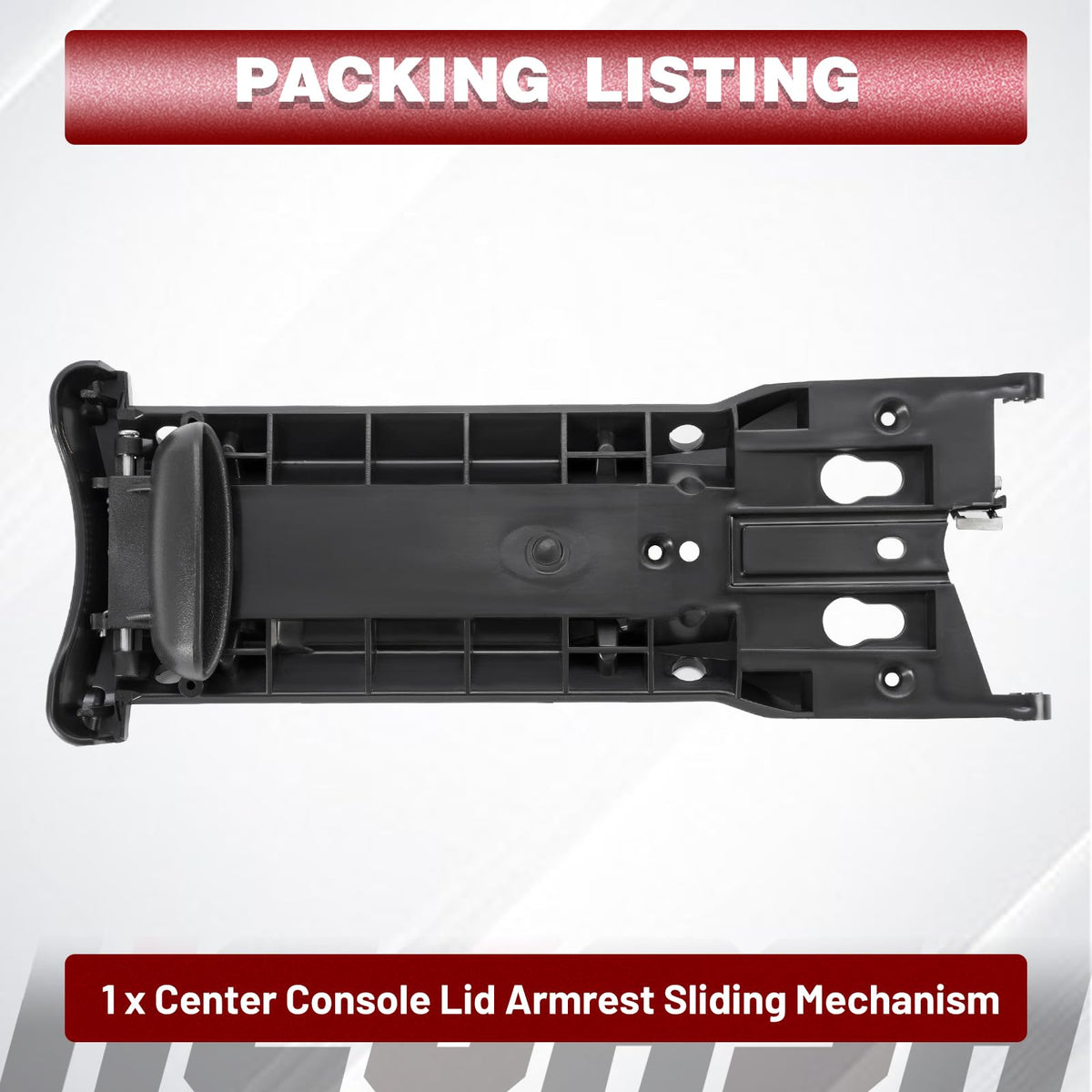 HECASA hardware and parts layout showing included pins springs and buckle