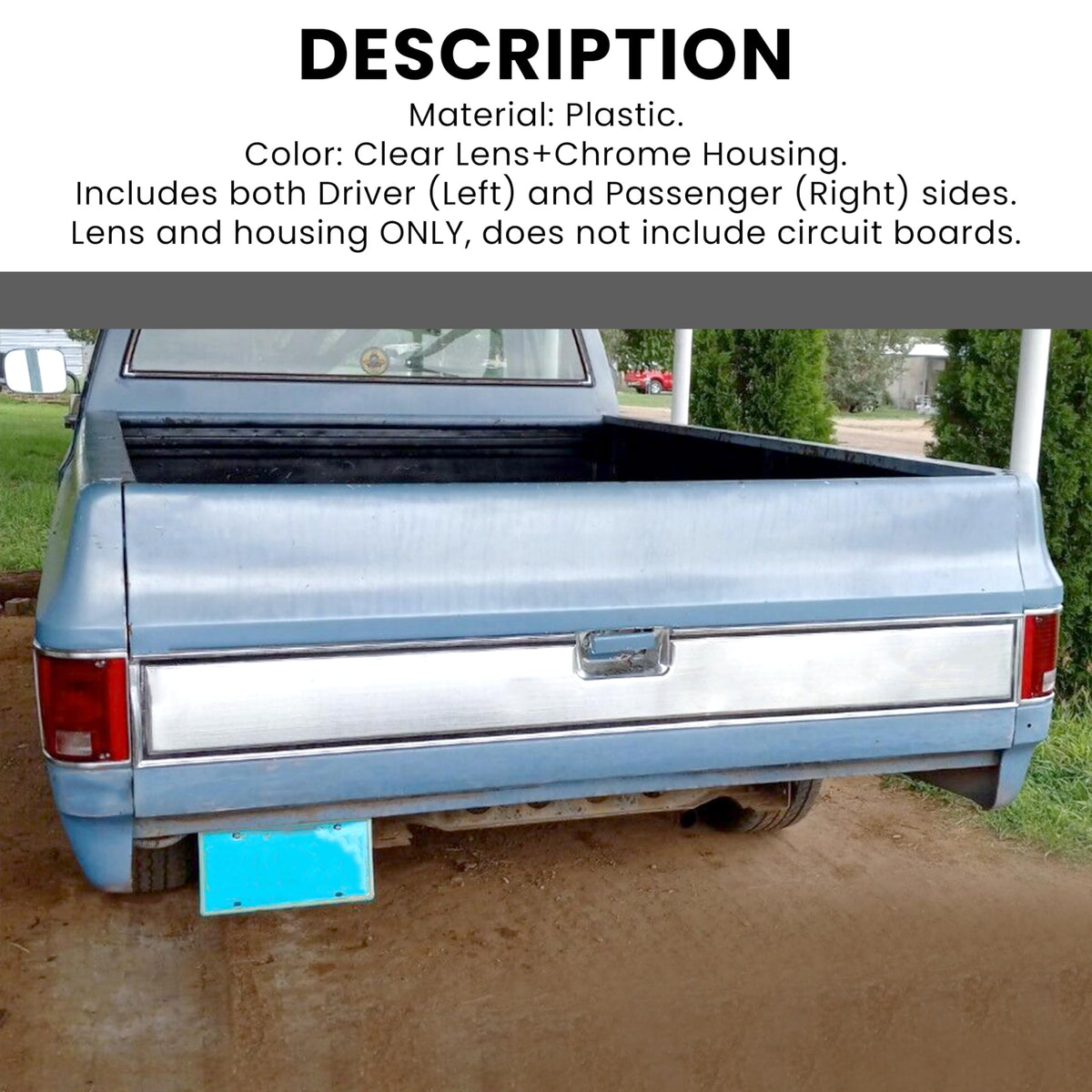 HECASA lenses installed on a Chevy rear for true fit demonstration