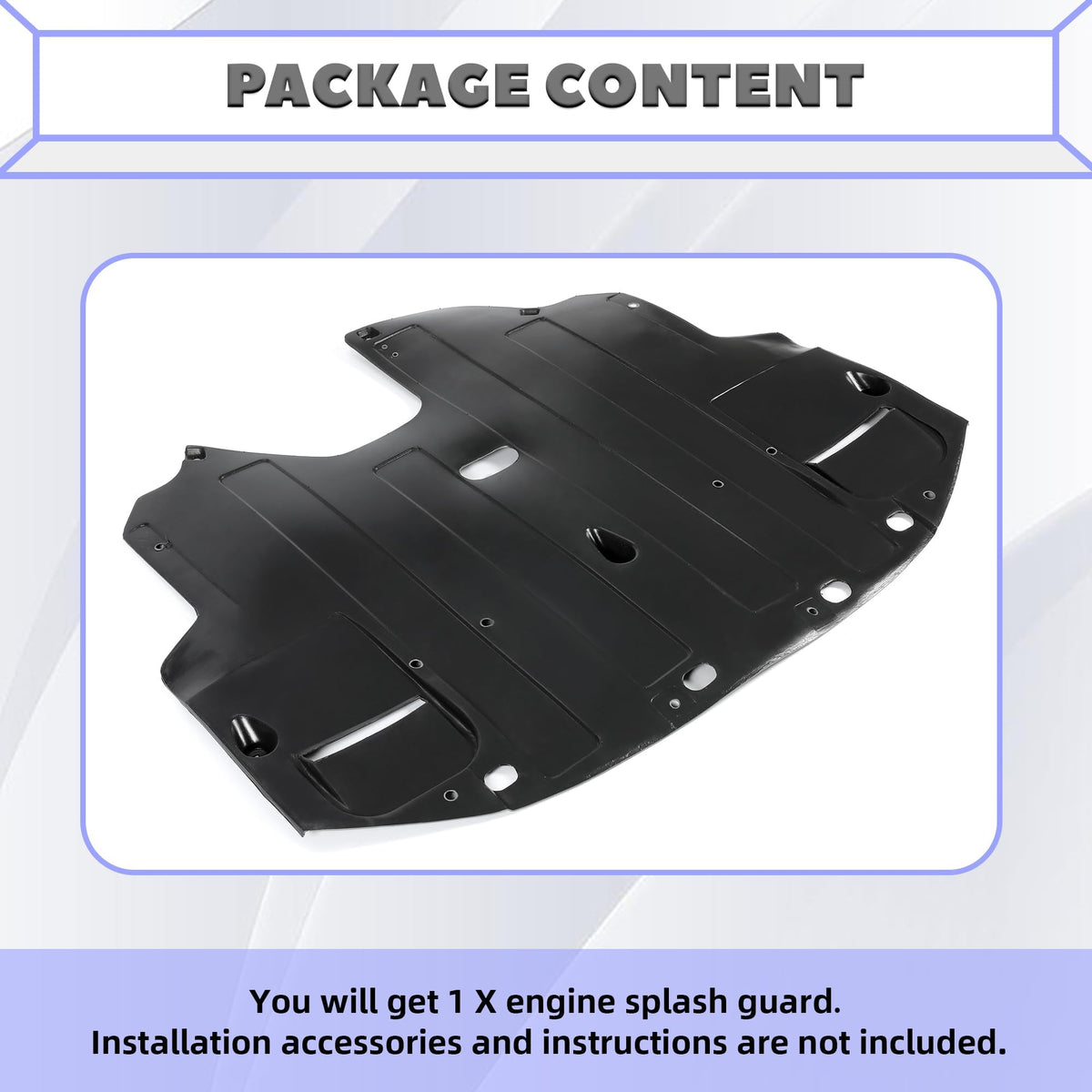 HECASA installed under a Hyundai Elantra front showing protection benefit