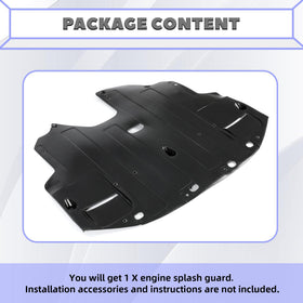HECASA installed under a Hyundai Elantra front showing protection benefit