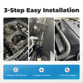 HECASA installed on Dodge Ram showing improved cooling performance