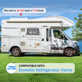 HECASA installed on RV exterior for improved ventilation