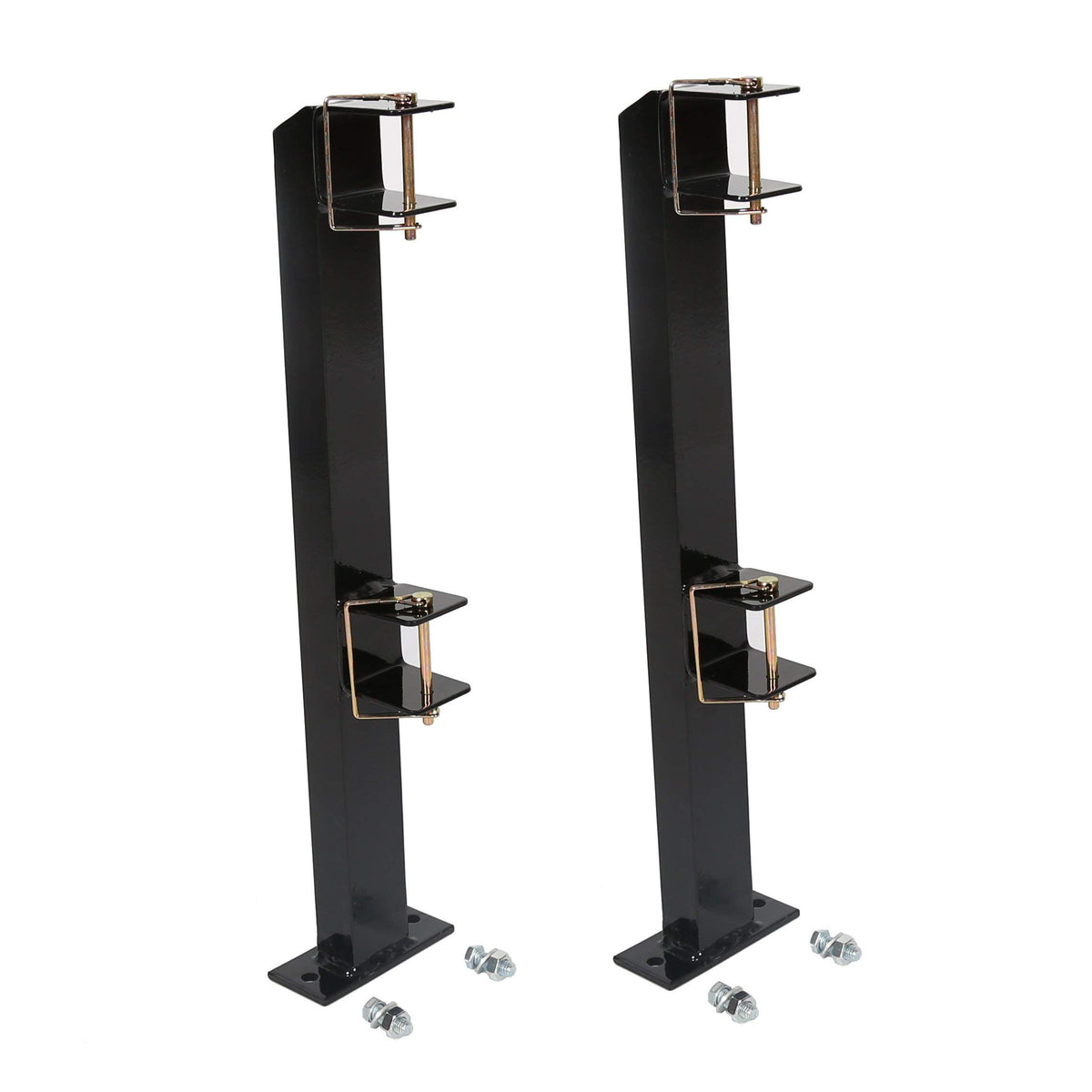 HECASA included mounting hardware close-up enabling quick bolt-on installation
