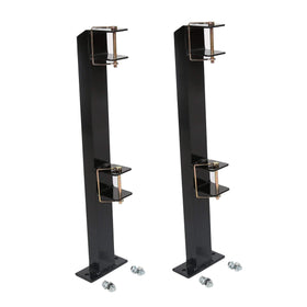 HECASA included mounting hardware close-up enabling quick bolt-on installation