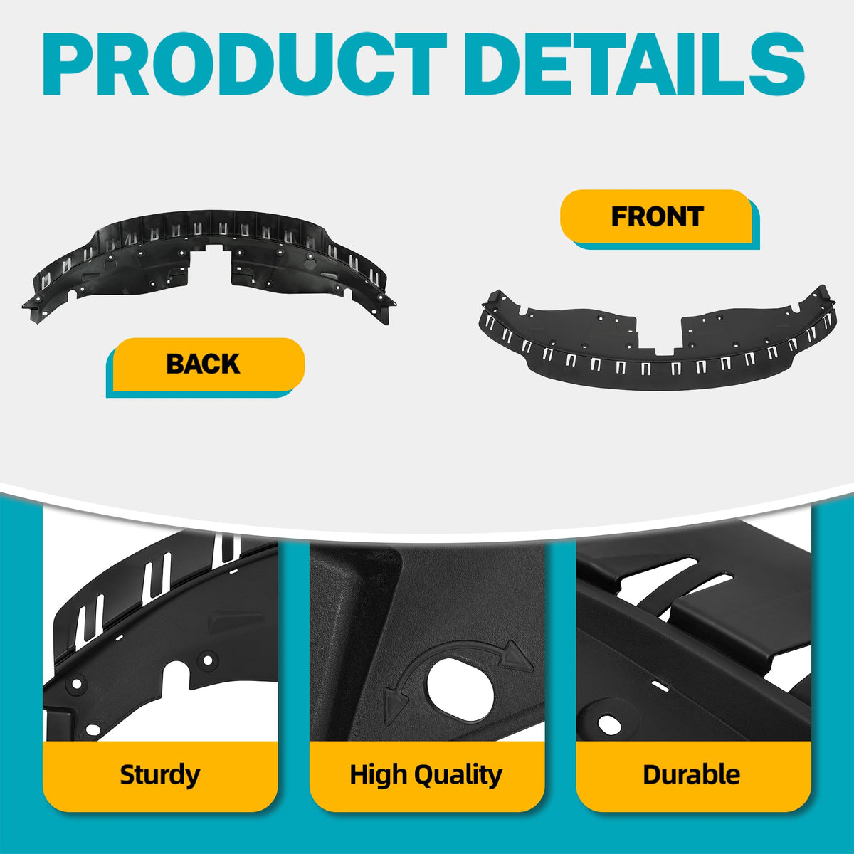 HECASA detailed view of mounting points ensuring accurate clip alignment