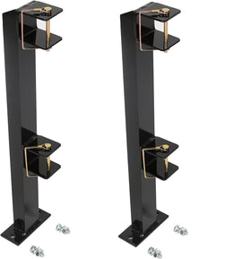 HECASA holding two trimmers upright reducing movement and preventing damage
