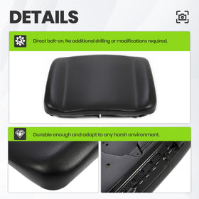 HECASA seat bottom installed in Polaris Ranger improving stability