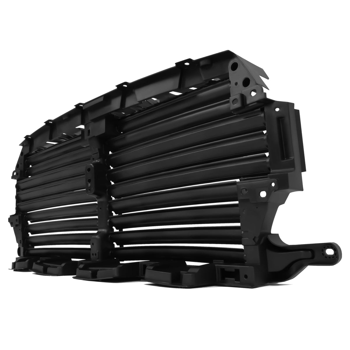 HECASA shutter packaged flat lay indicating replacement-only contents benefit