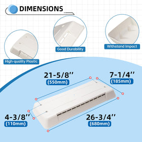 HECASA side profile illustrating precise fit to Dometic vent
