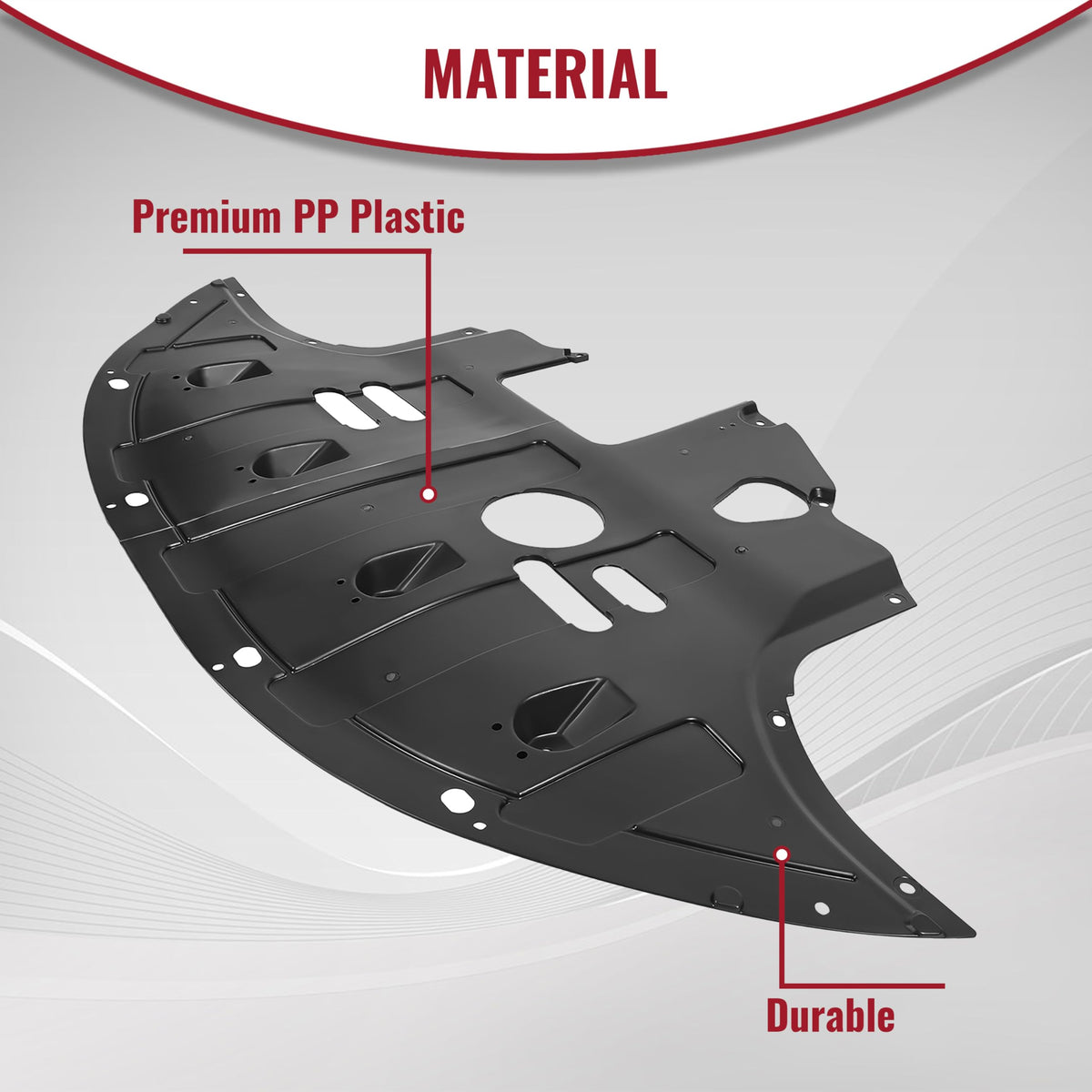 HECASA mounting points detail highlighting fastener alignment and easy fit