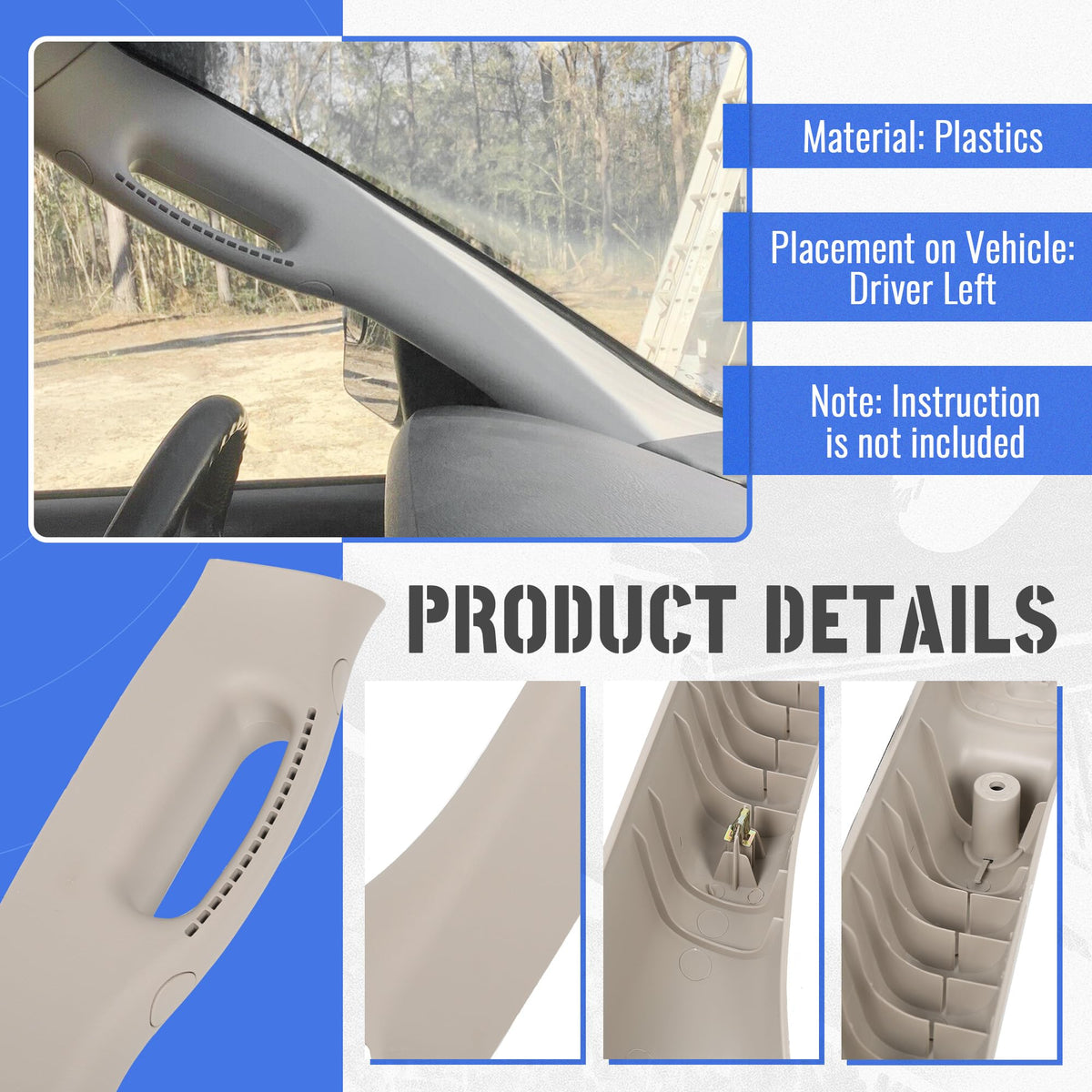 HECASA trim installation alignment detail showing accurate fit