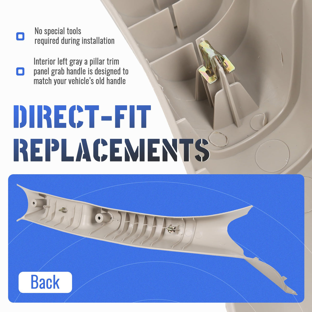 HECASA trim side profile displaying sturdy plastic thickness