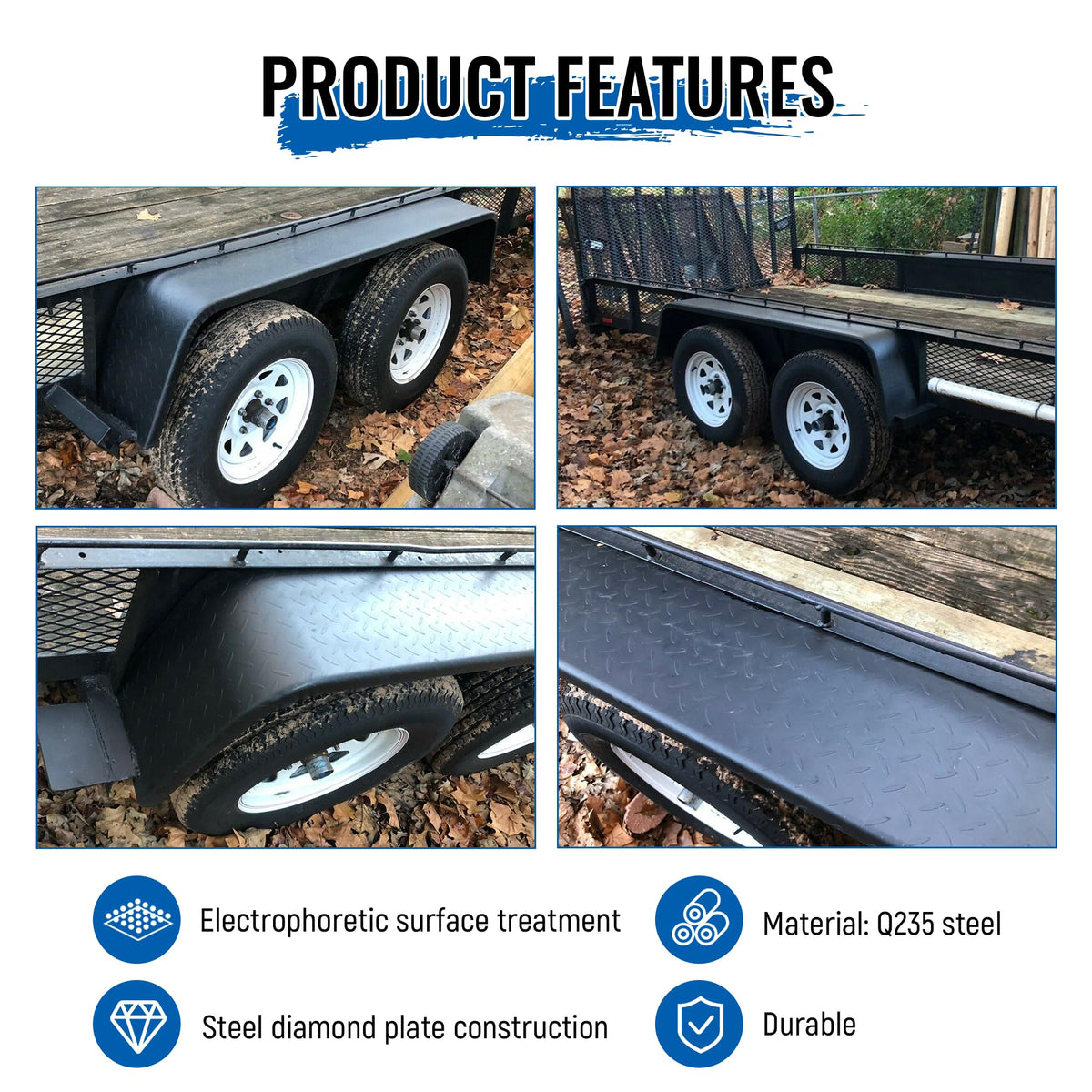 HECASA weld point detail showing weld-ready steel surfaces for secure fit