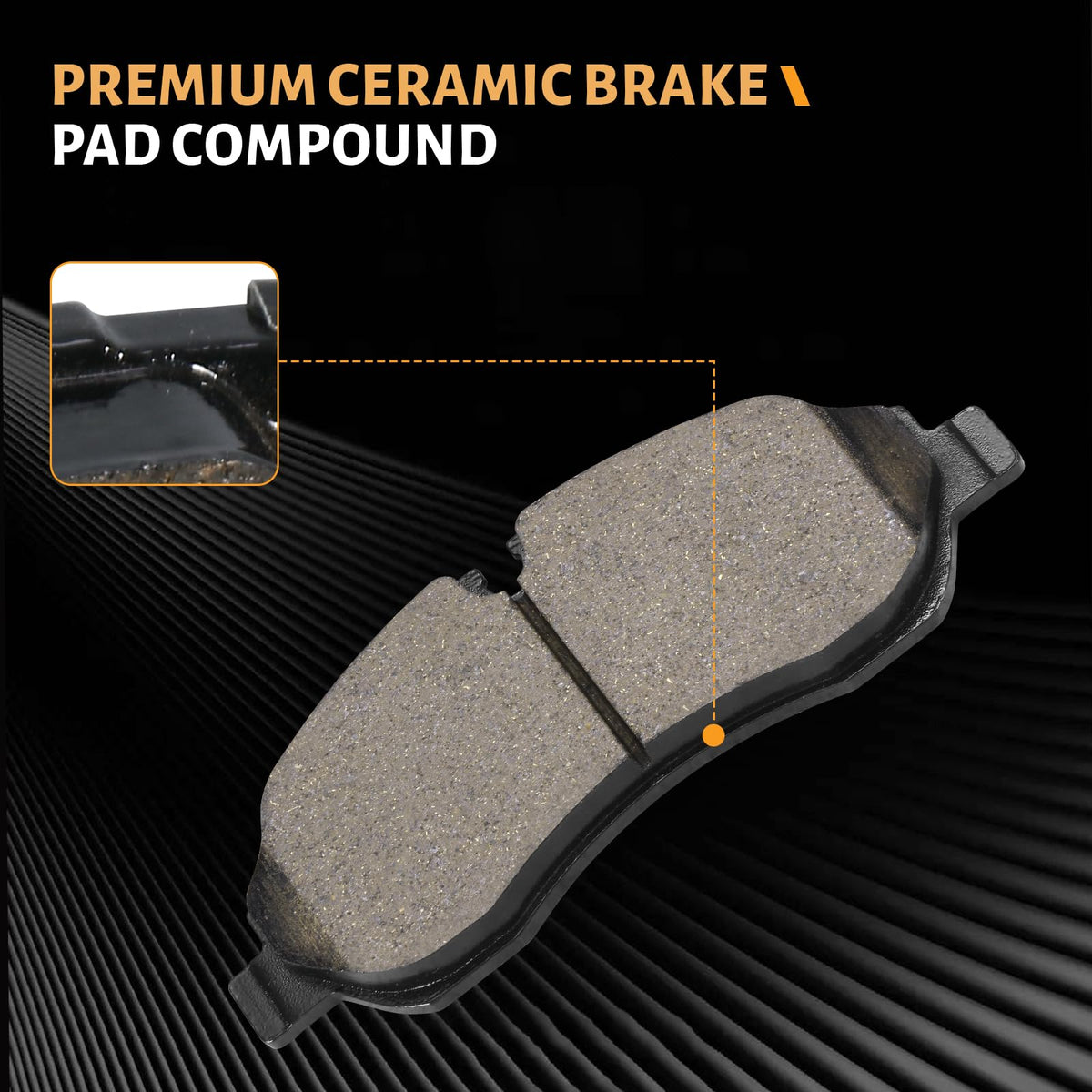 HECHENQICHE cleaner wheels after braking showing minimal dust buildup for easier maintenance