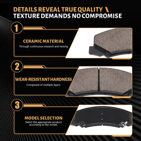 HECHENQICHE multi-layer shim detail reducing vibration and minimizing brake noise
