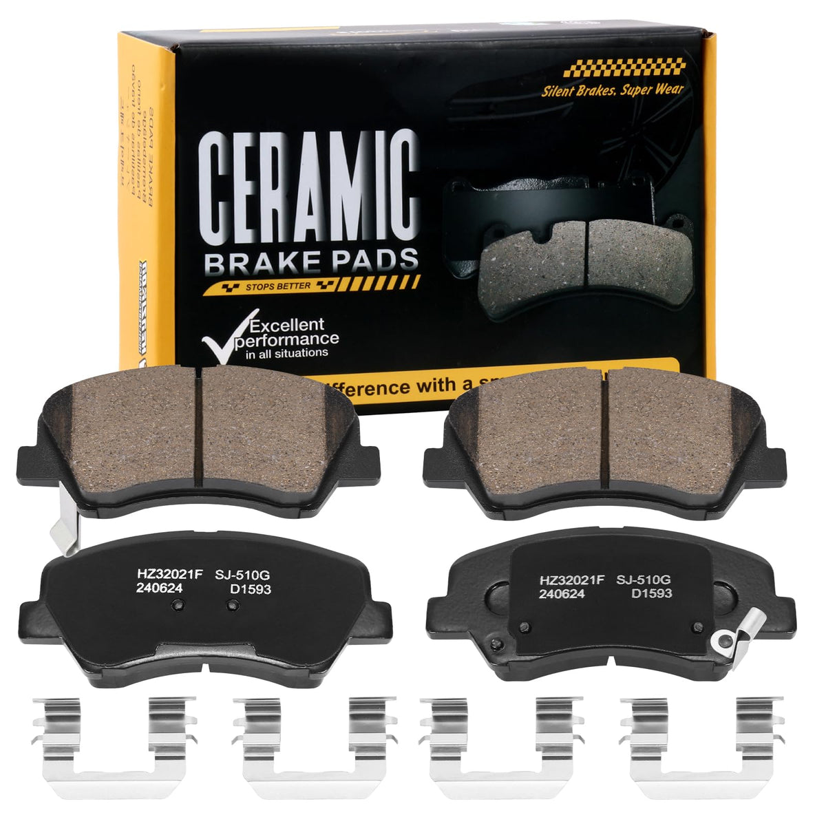HECHENQICHE front packaging showing kit and fitment information, highlights direct-fit benefit