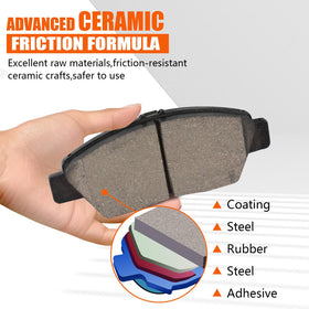 HECHENQICHE multi-layer noise-damping shim detail reducing vibration and squeal