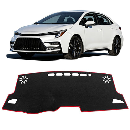 HEDAQI front view of dash cover showing tailored fit and clean finish