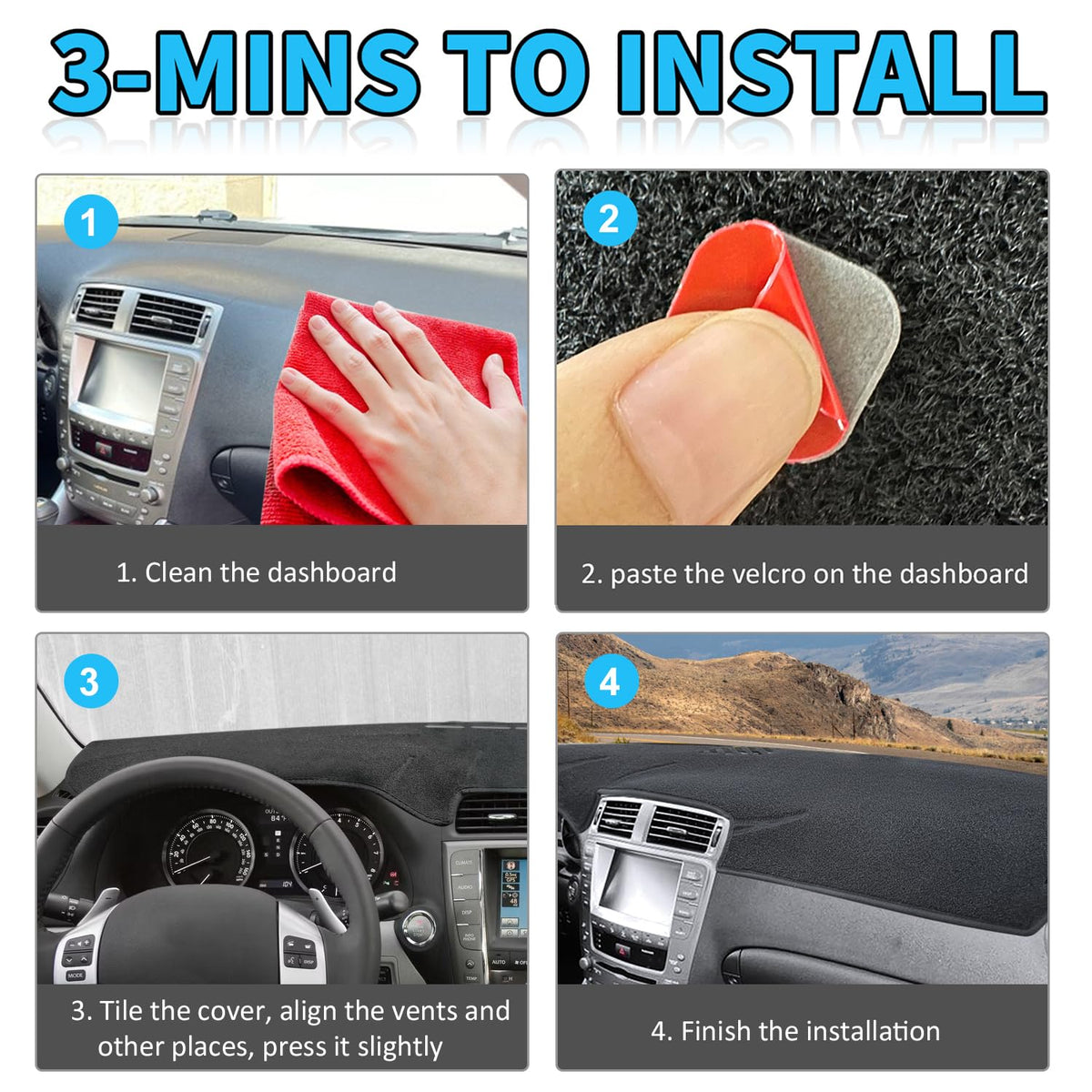 HEDAQI in-car lifestyle photo showing reduced windshield glare benefit