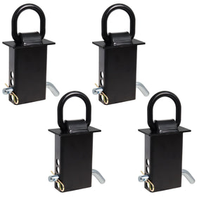 Hedday D-ring front view showing durable anchor and clean finish for reliable tie-downs