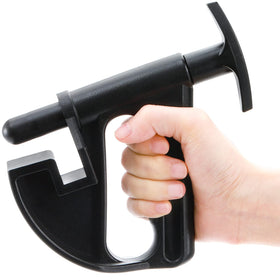 Hedume close-up of spring-loaded plunger showing secure hold benefit