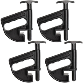 Hedume front packaging showing four nylon bead clamps for quick identification