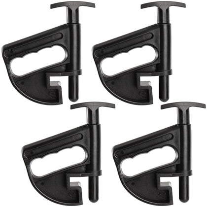 Hedume front packaging showing four nylon bead clamps for quick identification