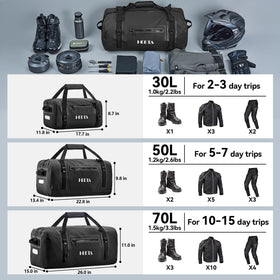 HEETA with padded backpack straps for comfortable hands-free carrying