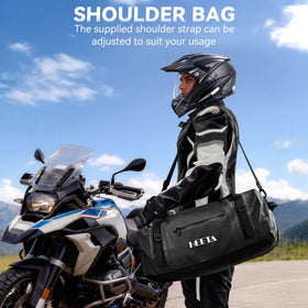 HEETA interior zip pocket close-up showing safe storage for phone and essentials