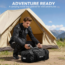 HEETA lifestyle shot roadside showing versatile travel use and weather resistance