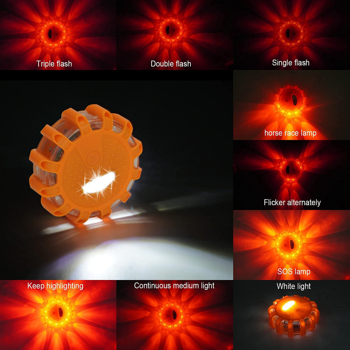 HEIGPAN GP903 close-up of top LEDs highlighting dual-color lighting benefit