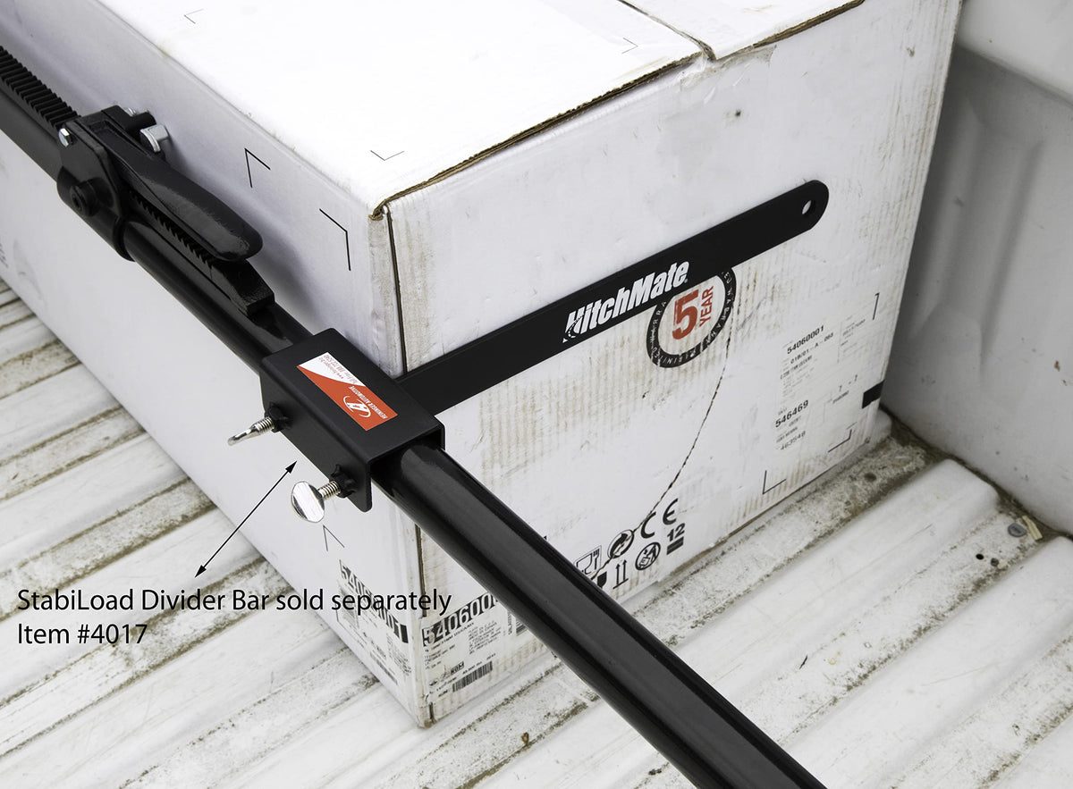 Heininger HitchMate used with cargo showing organized bed and reduced shifting