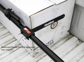 Heininger HitchMate used with cargo showing organized bed and reduced shifting