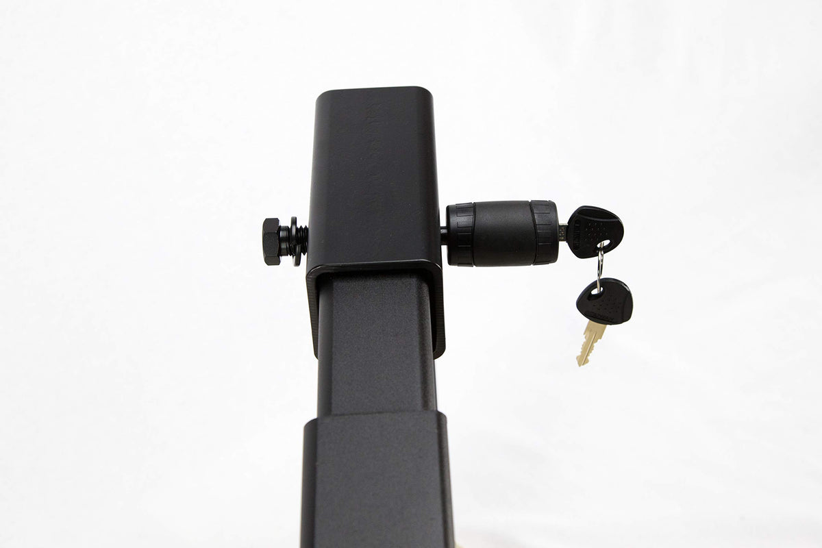 Heininger keyed locking head detail showing weather-resistant protection