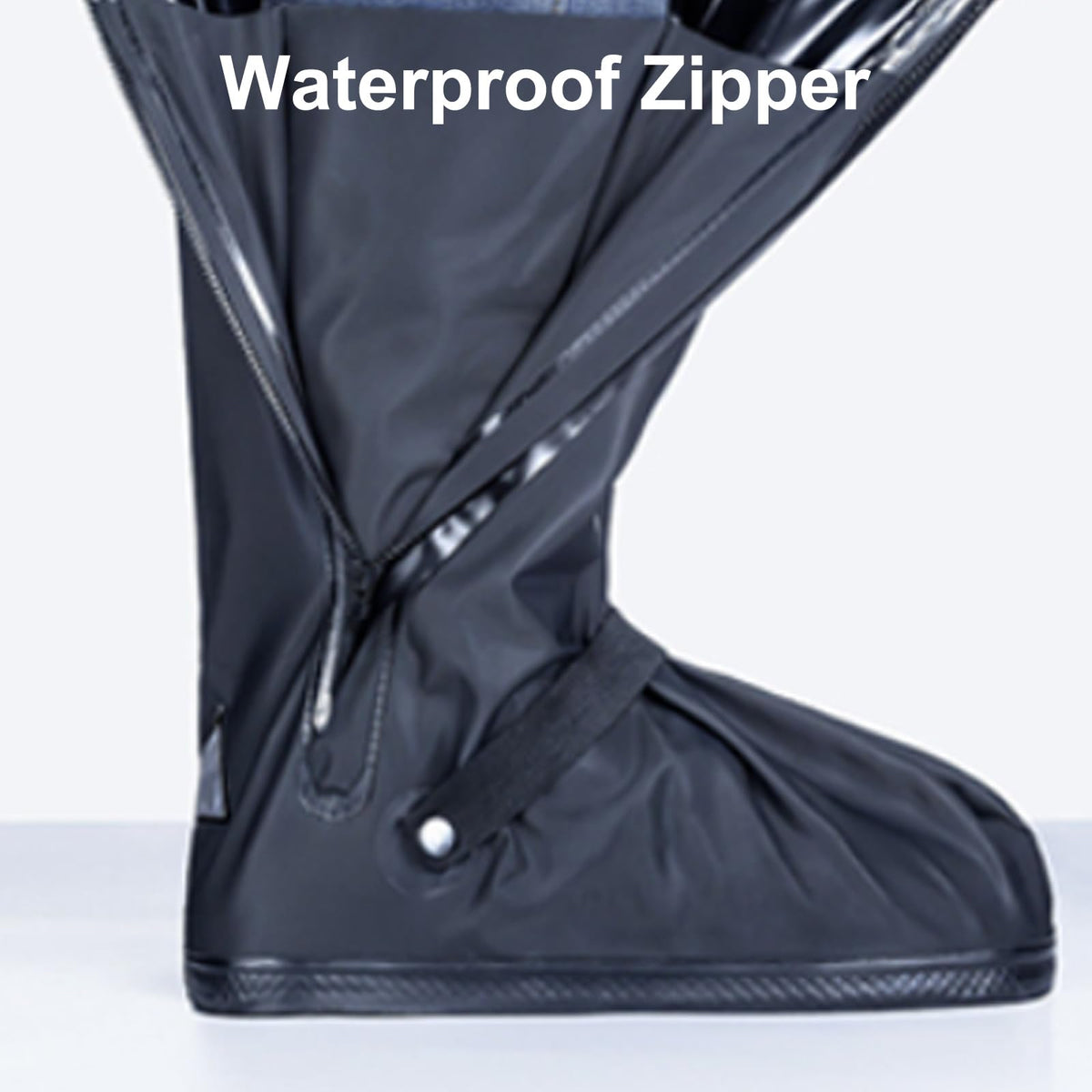 HEKEDES elastic ankle cuff close-up preventing slippage while walking